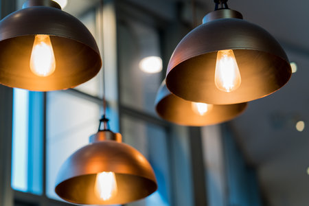 Metallic light fitting